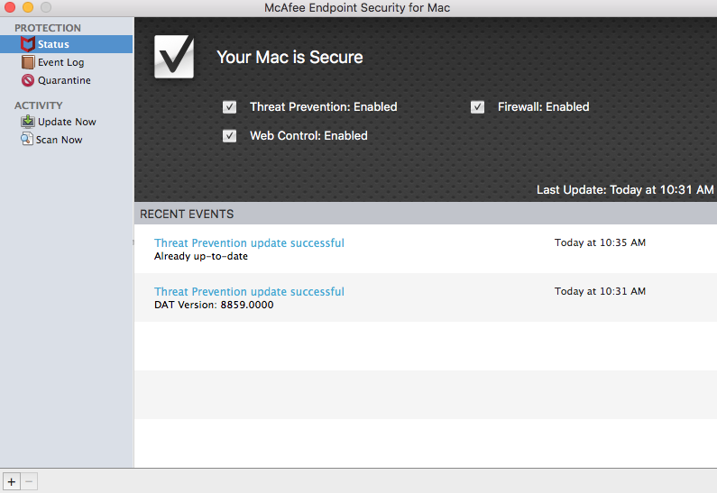Uninstall Mcafee Endpoint Protection For Mac High Sierra